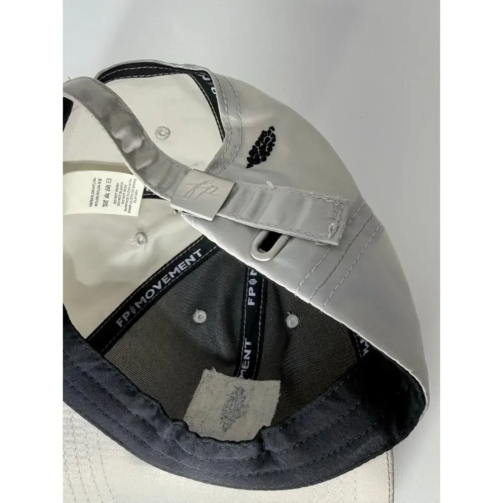 Free People FP Movement Silver Simple Stunner Baseball Cap